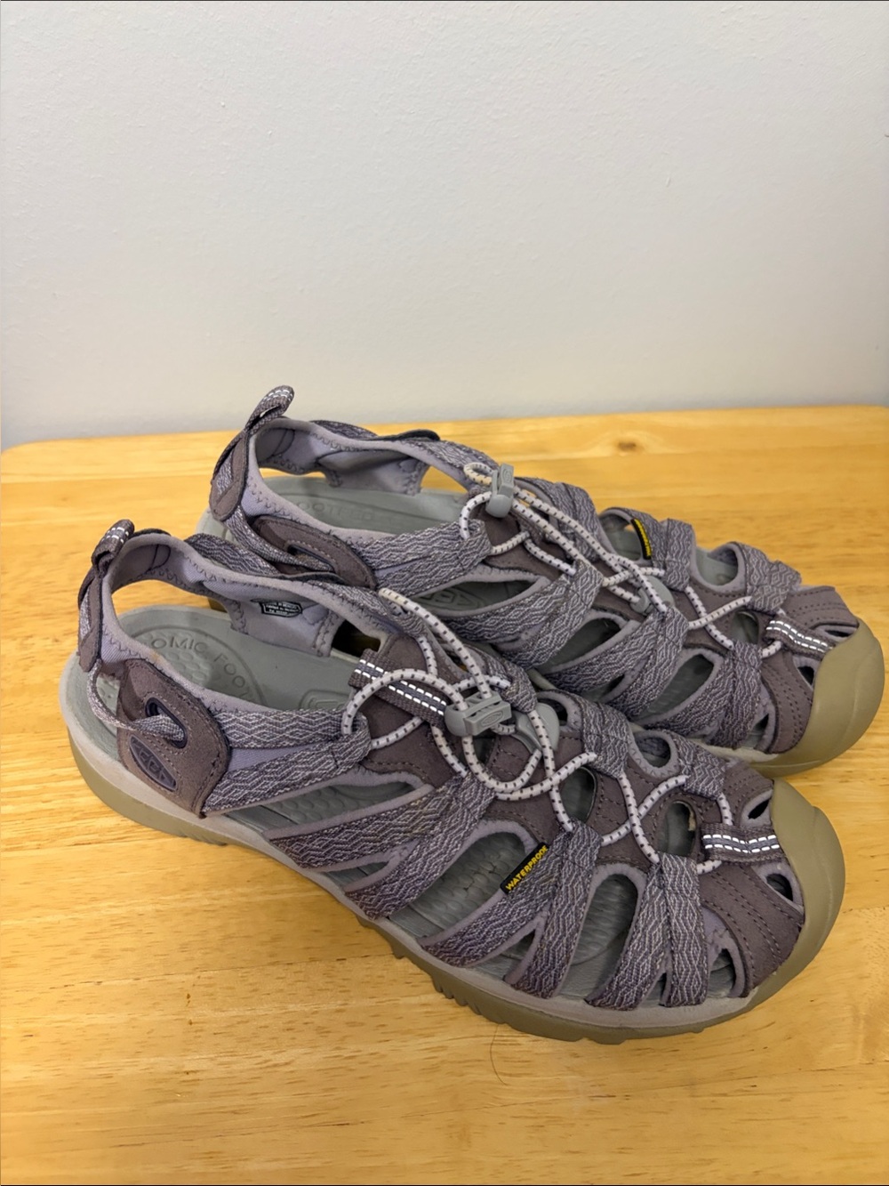 Keen Women's Gray-Tan Closed-Toe Sport Sandal